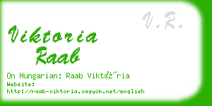 viktoria raab business card